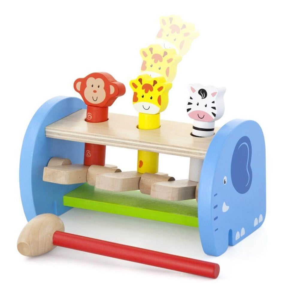 Viga - Wooden Hit and Jump - Timbertime Toys