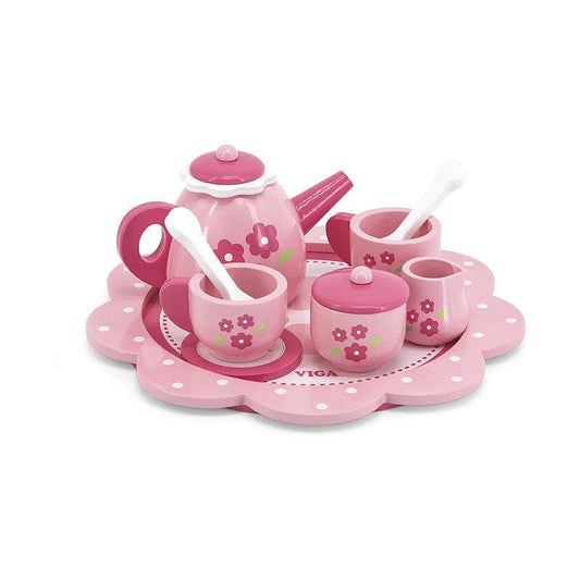 Viga - Wooden tea set - Timbertime Toys