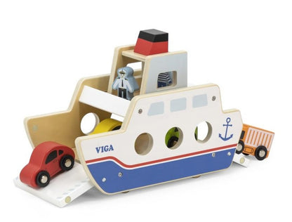 Viga - Wooden Ferry - Timbertime Toys