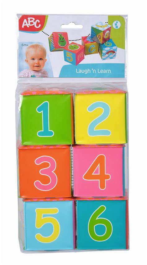 ABC Pack of 6 Infants Illustrated Soft Blocks