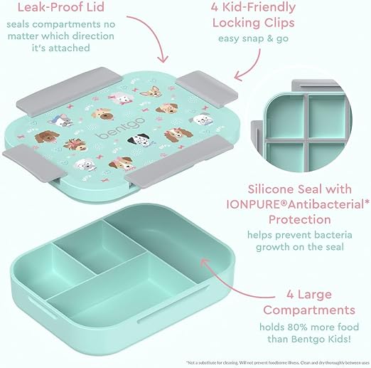 Bentgo Kids Snap & Go Leak-Proof Lunch Box
