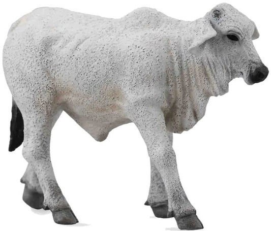 Collect A Animal Figurine White Brahman Calf - Timbertime Toys