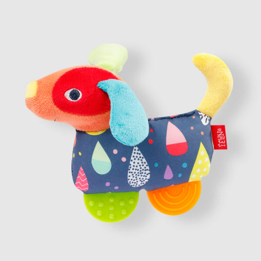 Fehn Grabber Dog with Teether - Timbertime Toys