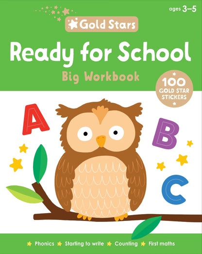 Gold Stars Educational 'Ready for School' Big Workbook