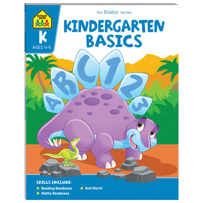 School Zone Educational Work Book - Kindergarten Basics Ages 4-6