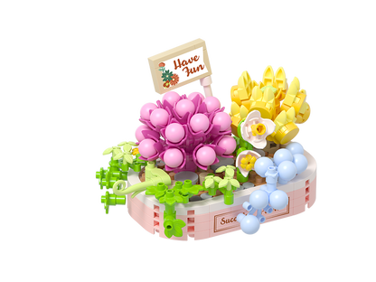 Koko Bricks Blessings of Succulents Series - Reunion and Happiness - 249pcs