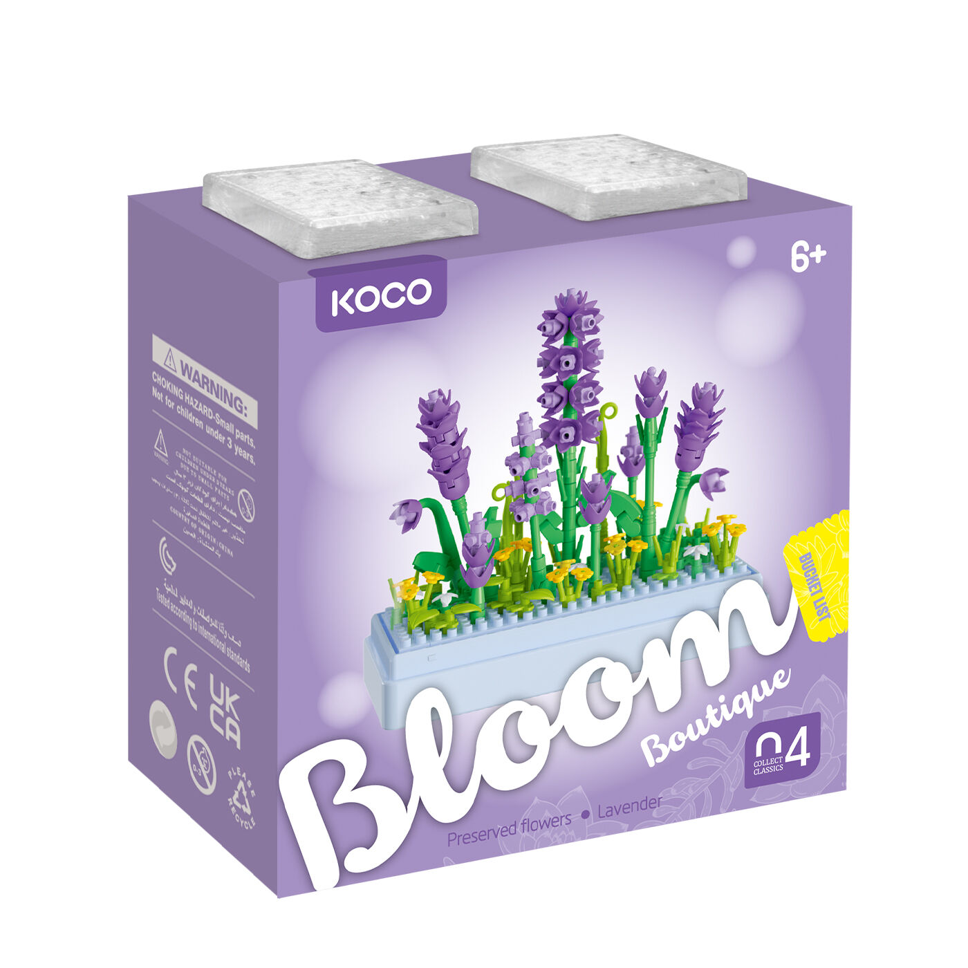 Koko Bricks Preserved Flowers Series - Lavender - 239pcs