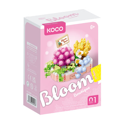Koko Bricks Blessings of Succulents Series - Reunion and Happiness - 249pcs