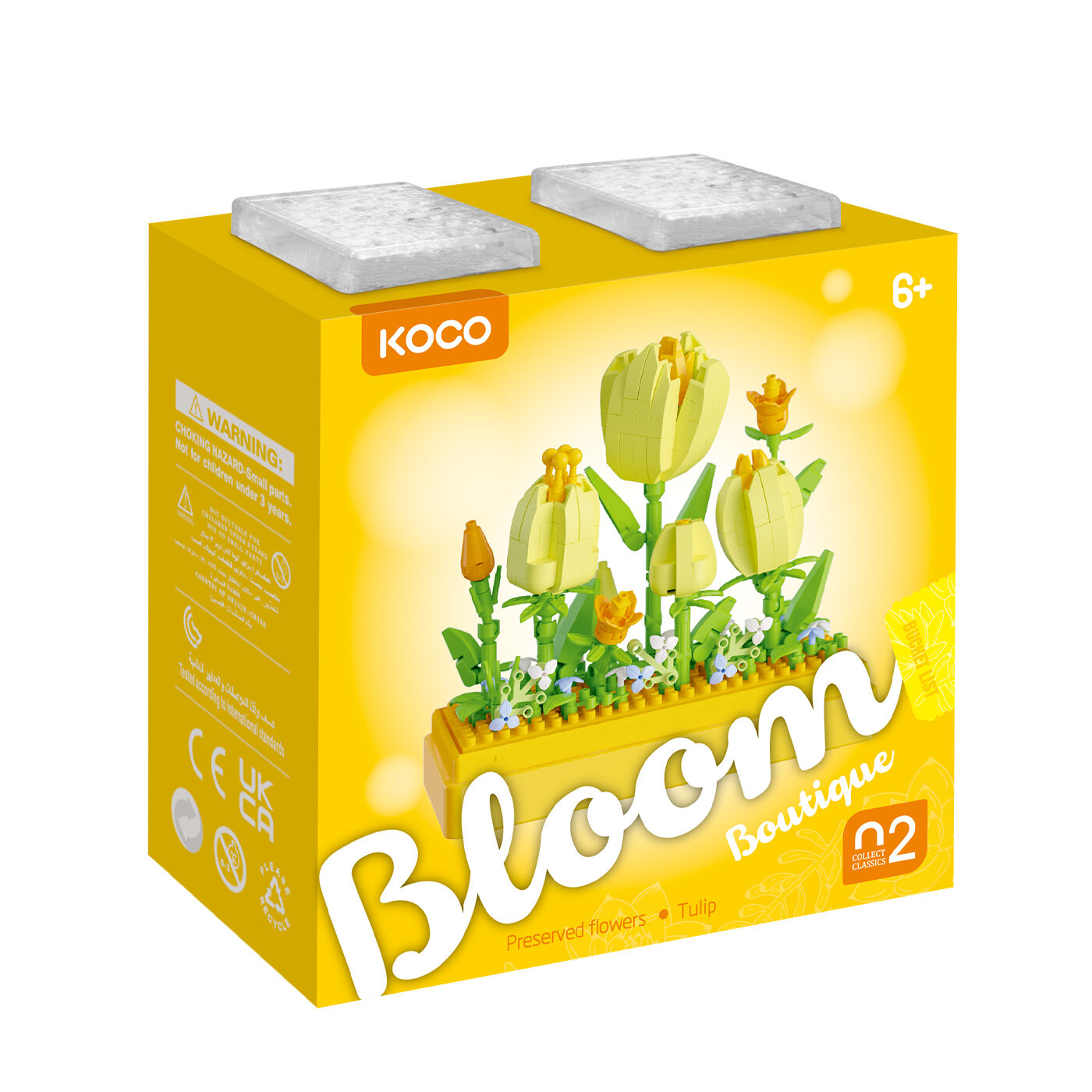 Koko Bricks Preserved Flowers Series - Tulip - 295pcs