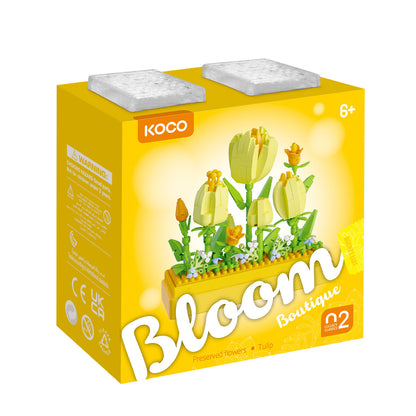 Koko Bricks Preserved Flowers Series - Tulip - 295pcs
