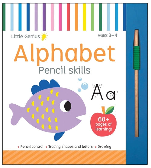 Little Genius Alphabet Pencil Skills with Pencil and Gripper