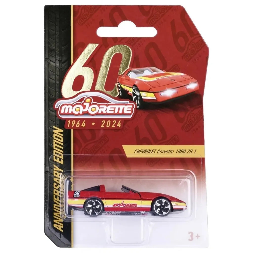 Majorette 60 Year Anniversary Chevrolet Corvette 1990 ZR-1 Diecast Toy Car