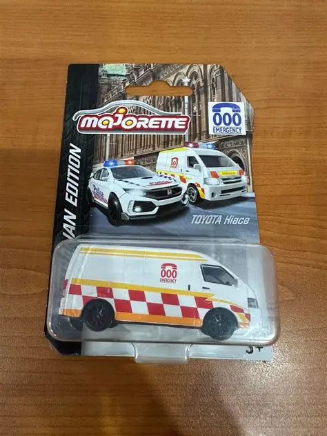Majorette Australian Edition Toyota Hiace Ambulance Van