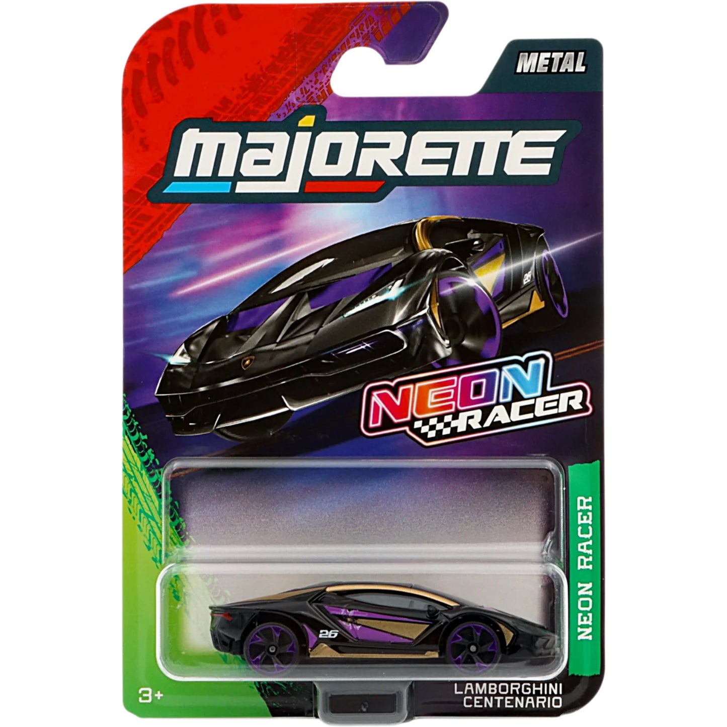 Majorette Neon Racer Lamborghini Centenario Diecast Toy Car