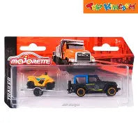 Majorette Trailer Jeep Wrangler with Quad Bike - Timbertime Toys