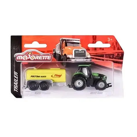 Majorette Trailer Series Diecast car Deutz-Fahr with FLIEGL Polyline