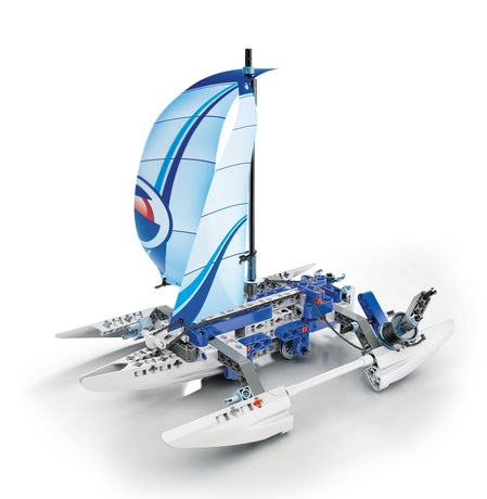 Clemontoni - Mechanics Laboratory - Trimaran And Watercraft - Timbertime Toys