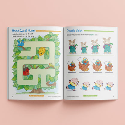 School Zone Educational Work Book - Preschool Basics Ages 3-5