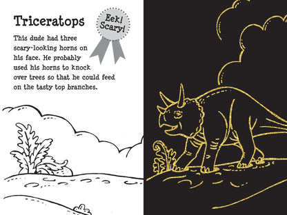 Peter Paupoer Scratch & Sketch Book - Dino Dudes