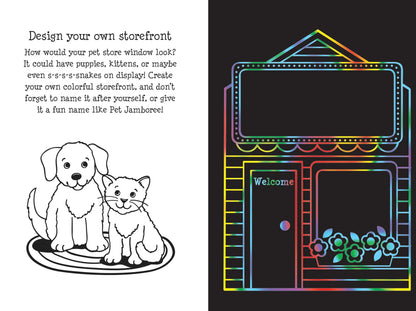 Peter Pauper Scratch & Sketch - Pet Shop