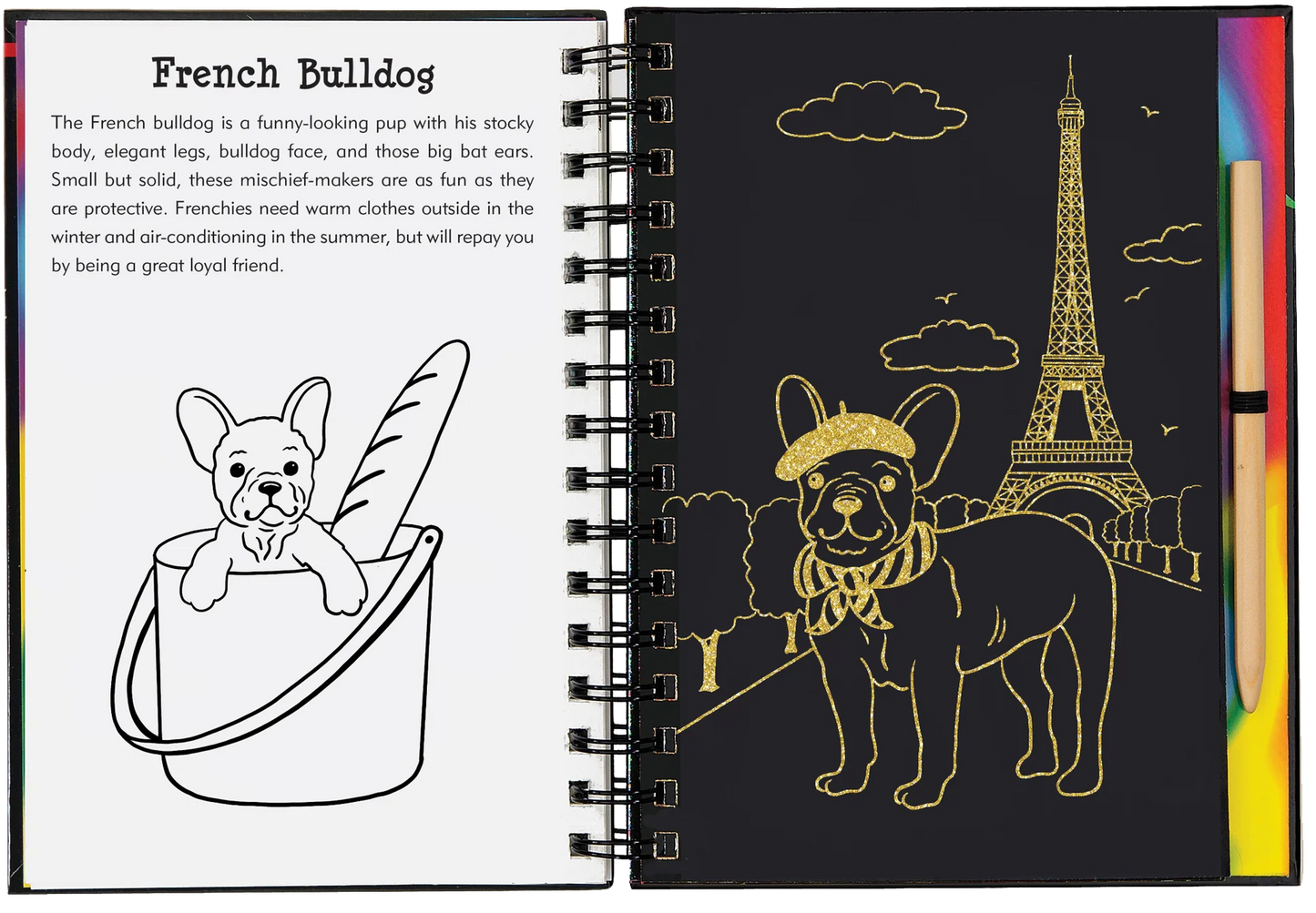 Peter Paupoer Scratch & Sketch Book - Puppies