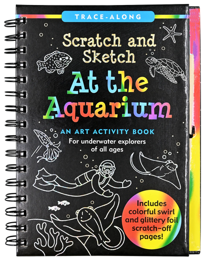 Peter Paupoer Scratch & Sketch Book - At The Aquarium