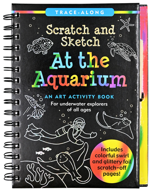 Peter Paupoer Scratch & Sketch Book - At The Aquarium