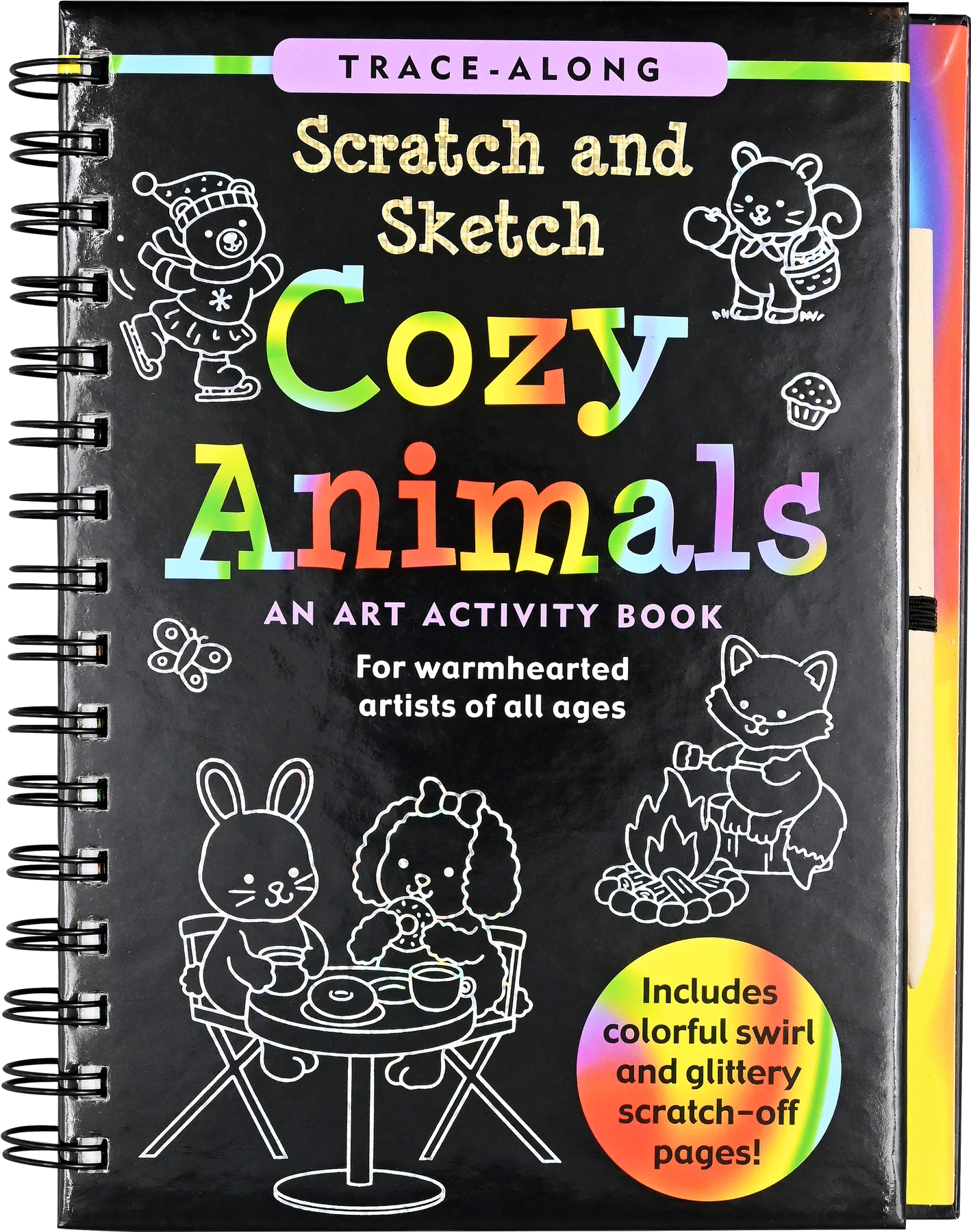 Peter Paupoer Scratch & Sketch Book - Cozy Animals