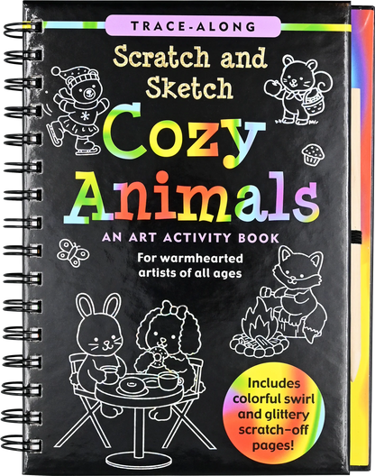 Peter Paupoer Scratch & Sketch Book - Cozy Animals