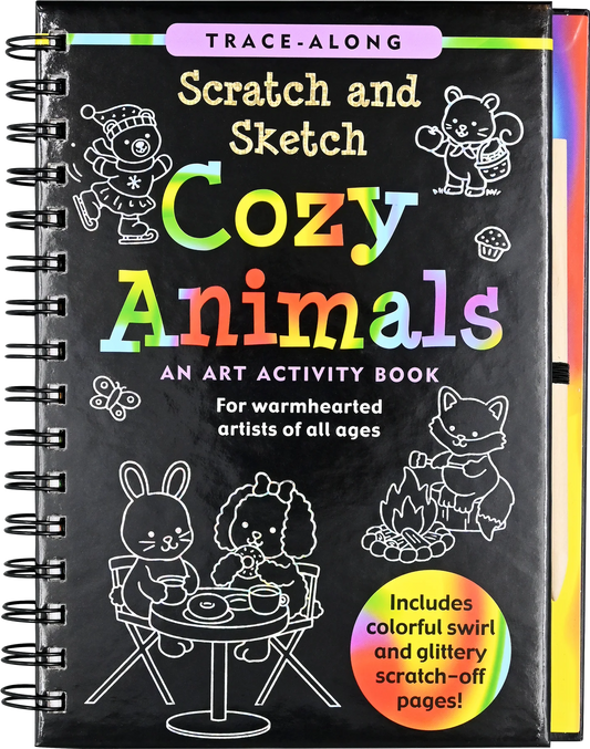 Peter Paupoer Scratch & Sketch Book - Cozy Animals