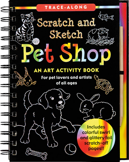 Peter Pauper Scratch & Sketch - Pet Shop