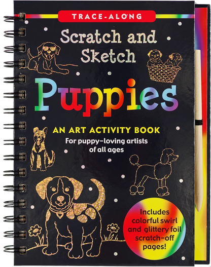 Peter Paupoer Scratch & Sketch Book - Puppies