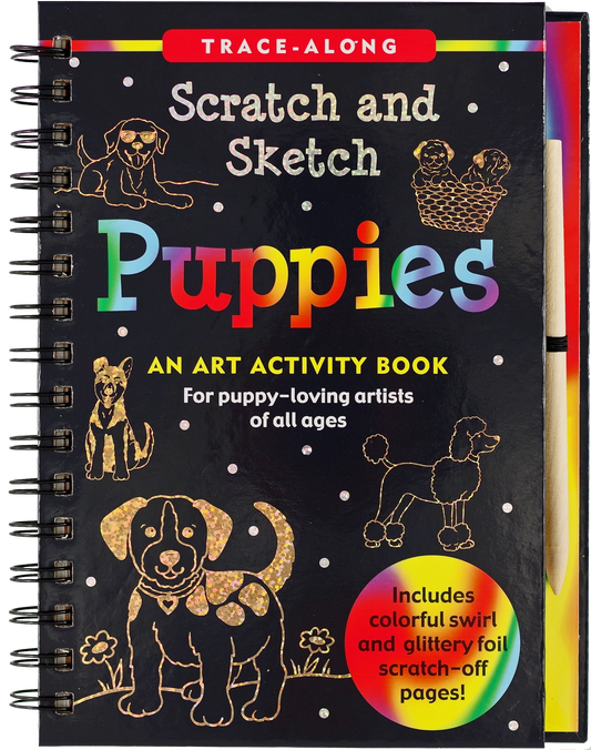 Peter Paupoer Scratch & Sketch Book - Puppies