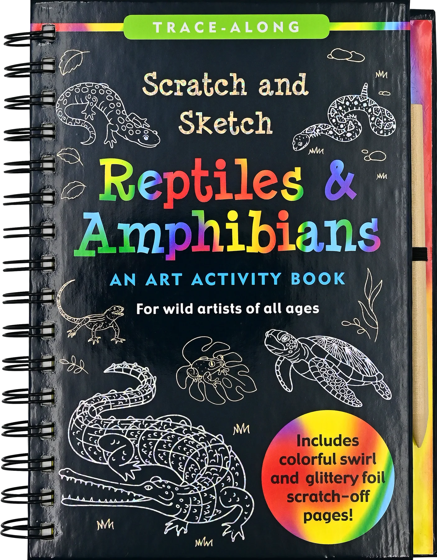 Peter Pauper Scratch & Sketch  - Reptiles and Amphibians