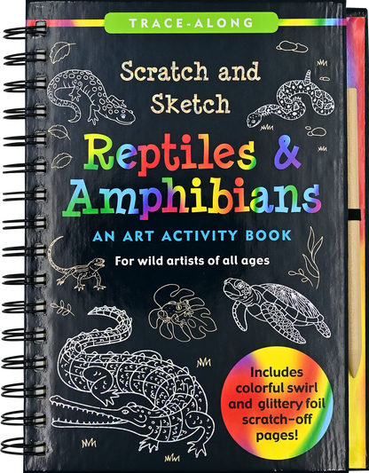 Peter Pauper Scratch & Sketch  - Reptiles and Amphibians