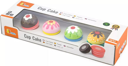 Viga - Wooden Cup Cakes - Timbertime Toys