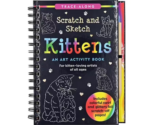 Peter Pauper - Scratch & Sketch - Kittens - Timbertime Toys
