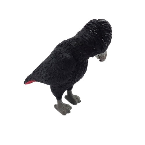 Animals of Australia Figurine - Red Tailed Black Cockatoo - Timbertime Toys