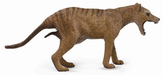 Animals of Australia Figurine - Thylacine (Tasmanian Tiger) - Timbertime Toys