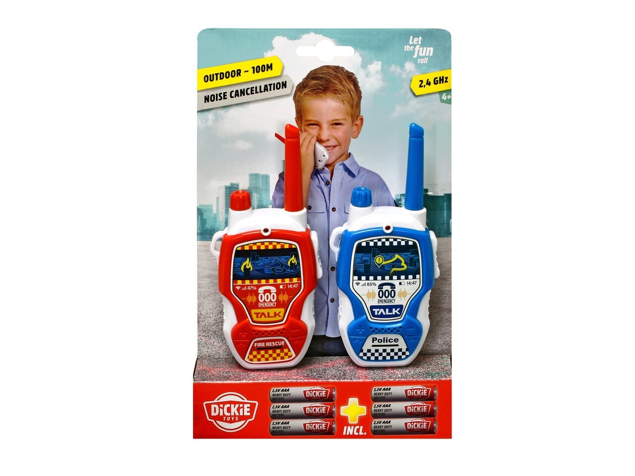 Dickie Toys - Walkie Talkie Triple Zero